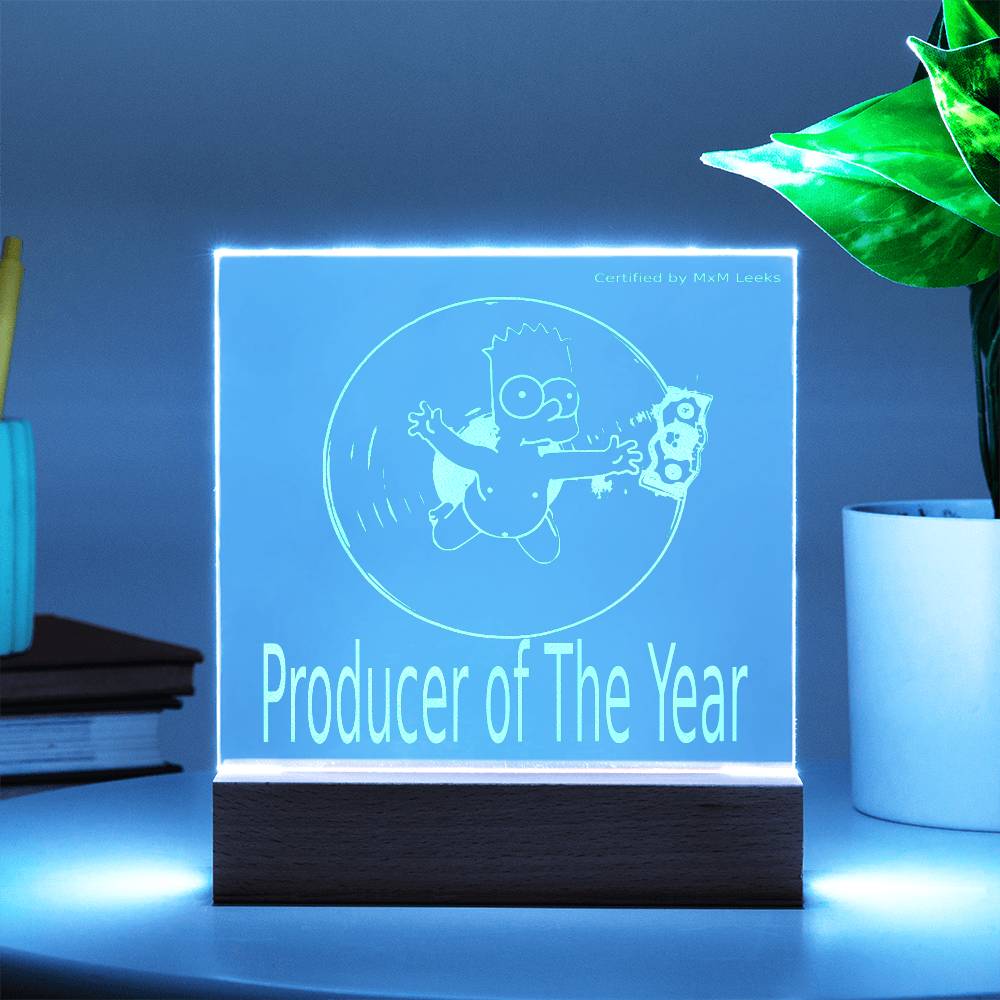 Producer of The Year Plaque - Leeks Plug