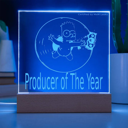 Producer of The Year Plaque - Leeks Plug