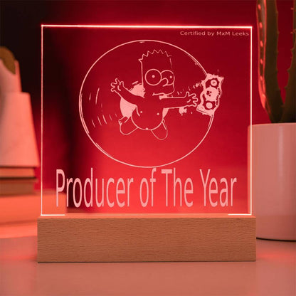 Producer of The Year Plaque - Leeks Plug