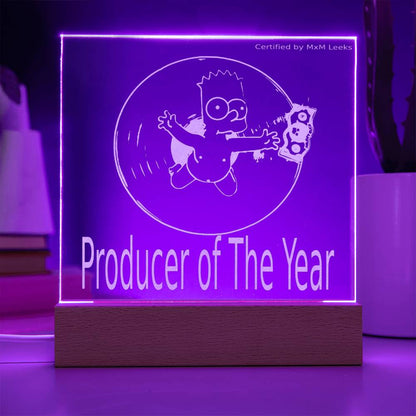 Producer of The Year Plaque - Leeks Plug