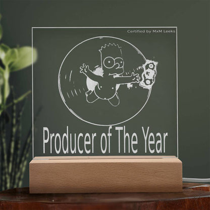 Producer of The Year Plaque - Leeks Plug